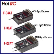 HOTRC F-04AT F-06AT F-08AT 4CH 6CH 8CH 2.4G With Gyro Receiver Voltage Return PWM For CT-4A DS-4A RC