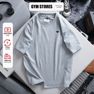 Áo Thun Trơn Nam Tay Lỡ GYM STORE – Chất Cotton Mềm Mịn Form Relax Fit Logo Ong Thêu - Mặc Đẹp Tự Ti