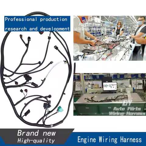 5C3Z-12B637-BA Engine Wire Harness 6.0L Diesel Compatible with 2005 2006 2007 Ford Super Duty F250 F