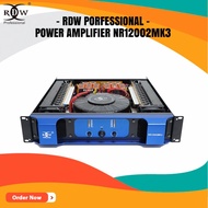 power RDW 2 channel NR12002MK3 profesional audio syistem