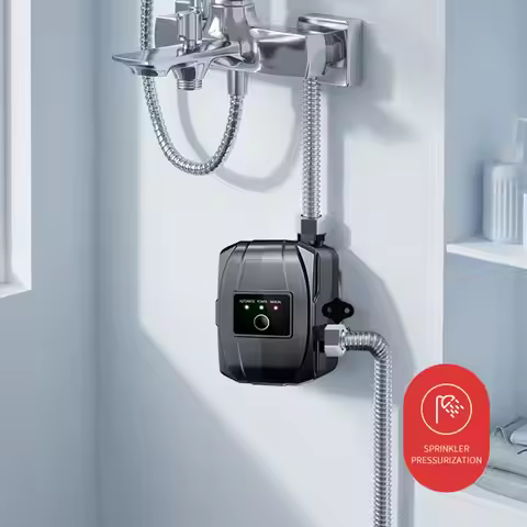 Water Pressure Booster Pump Water Recirculating Silent 33L/Min DC 24V Brushless Water Pump for House