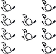 Sarcia Walkie Talkie Earpiece Headset with MIC PTT for Baofeng UV-5R UV-82 BF-888S BF-F8HP Kenwood N