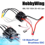 Ready Stock Hobbywing 8BL150-RTR 150a Waterproof Esc Support 3S~6S For 1/8 RC CAR Truck/Buggy or Tru