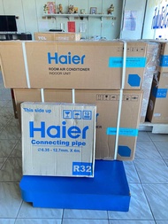 แอร์Haier เครื่องปรับอากาศ แอร์บ้าน 18000btu ระบบ inverter ยี่ห้อ Haier โฉมใหม่ 2024 ประหยัดไฟเบอร์ 