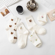 FT Women's Socks Korean Fashion Motif Women Sock Import KK096