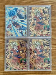 港版UMT11 七龍珠英雄四星卡：UMT11-063 孫悟空：ＢR/ UMT2-031 CP 孫悟空 (復刻版)