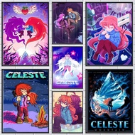 Game C-Celeste Poster Modern and Elegant Wall for Home Decor Living Room Dormitory Wall Art E7SS