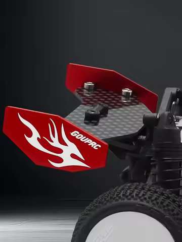 RC Tail Wing Rear Body Wing Spoiler Carbon Fiber Rear Wing for Losi 1/24 Micro-B 2WD Buggy RC Car