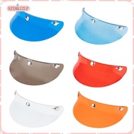 [szxmkj2lp] 3-Snap Helmet Peak Open Shield Retro Motorcycle Helmet Sun Visor Protective Shield, 15cm