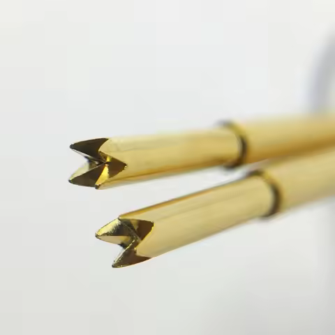 P125-Q1 P125-Q2 PCB Test Spring Test Pin Probe Test Tool 33.35mm 2.02mm 1.70mm Nickel Plating Gold P