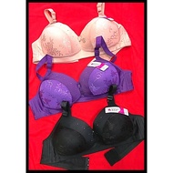 PLUS SIZE C/D FULL CUP/WIRELESS /THIN CUP BRA  SIZE 46/48/50/52 COTTON+POLYESTER BRA .