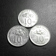 3 Keping Koin 10 Sen Malaysia