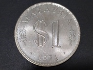 Malaysia Antique Coin Collection - RM1 Coin 1971 (RM1 Duit Syiling Lama) Coin Collection Rare Antique Currency Old Money Forex