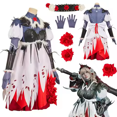 Fantasia Lala Barina Cosplay Hair Band Game Hunter Of Monster Wilds Disfraz Costume Women Fantasy Ha