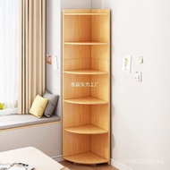 Kitchen Shelf Multi-Grid Storage Cabinet Corner Cabinet Triangle Corner Cabinet Simple Bookshelf Flo