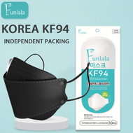 [Funlala Brand]200pcs kf94 White Mask Medical Korea Version Malaysia Stock 10pcs/pack Individually 9