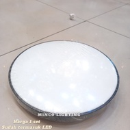 Minimalist LED 3-color 24 watt 36 watt living room terrace ceiling lamp