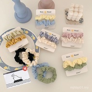 High-value Pig Scrunchy Hair Tie Korean ins Head Tie Simple Cute Little Rubber Band Female Mori Styl