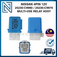 TH-R204 NISSAN 4PIN 12V MULTI PURPOSE POWER RELAY AIRCOND, HEADLAMP, FUEL INJECTION, STARTER 25230-C