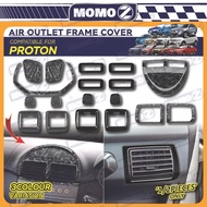Car Proton Saga Persona Aircond Air Cond Vent Cover Frame Shining Black Forged Carbon Accessories Pe
