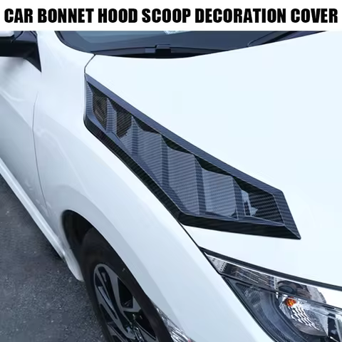 Car Bonnet Hood Scoop Decoration Cover For Honda Civic Golf MK7 BMW X5 E70 E87 Mitsubishi Outlander 