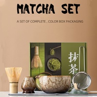 Matcha Brewing Set 8 Pieces Matcha Set Matcha Bowl Tools Japanese Tea Bowl Cup Brewing Set