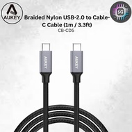 Aukey Braided Nylon USB-2.0 to Cable-C Cable (1m / 3.3ft) [CB-CD5]