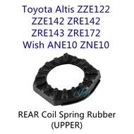 Toyota Altis ZZE122 ZZE141 ZZE142 ZRE142 ZRE143 ZRE172 ZRE173 Wish ANE10 REAR Coil Spring Rubber (UP