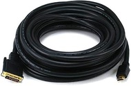 Monoprice 102700 50-Feet 24AWG HDMI to M1-D Video Cable - Black