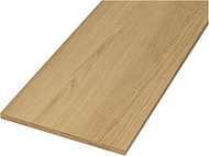 Woodone STT0765I-D1I-LC Finished Shelf, Light Clear Color (Oak Pattern), Plywood, 4 Sided Edge Tape