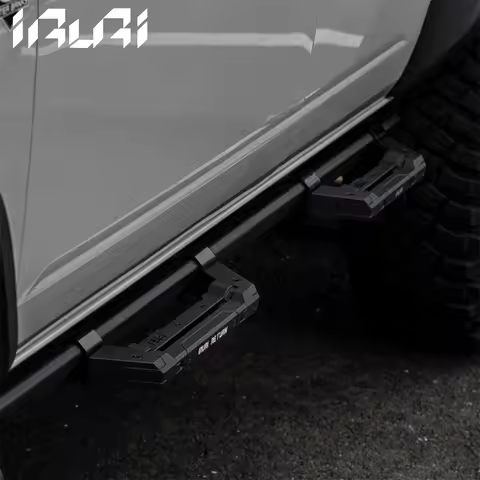 IRURI Quick-Release Rock Slider Step, Aluminum-Magnesium Alloy,Direct Bolt-On Installation,High Load