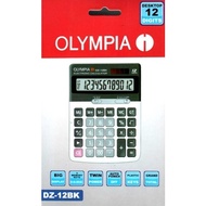 Olympia DZ-12BK Calculator 12-digit Semi-Desktop Calculator