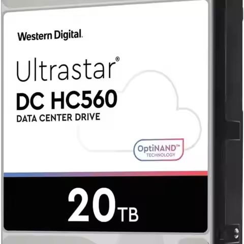WD Ultrastar DC HC560 WUH722020ALE6L4 20 TB Hard Drive - 3.5 Internal - SATA [SATA/600] - Convention