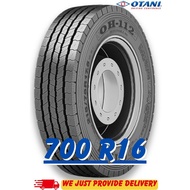 700R16 OTANI OH112 Light Truck Lorry Tyre Tire Tayar Tubeless RIB Halus *700 16 70016 700-16 700/16 