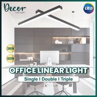 Home Linear Office Pendant Light LED T8 Linear Light Casing Kalimantang Tube Fitting Ceiling Wall Li