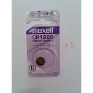 5PCS ORIGINAL Hitachi Maxell CR1220 Button Cell Watch Lithium Battery