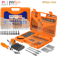 InnTech ชุดดอกสว่าน เจาะปูน / ไม้ / เหล็ก 110 ชิ้น V-SERIES Combination Drill Bits for Metal / Mason