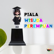 Piala Plakat Wisuda Akrilik Souvenir Anak Hadiah Trophy