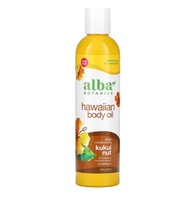 Alba Botanica Hawaiian Body Oil Kukui Nut 8.5 fl oz (251 ml)