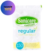 Sanicare Regular Cotton Balls 150 Balls - Cotton Balls