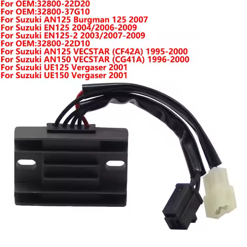 Motorcycle Voltage Regulator Rectifier For Suzuki AN125 CF42A CG41A EN125-2 UE125 UE150 32800-22D20 