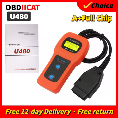 OBD2 Scanner U480 Auto Diagnostic Scanner OBD 2 Code Reader Engine Scanner Support Car 1996-2011PK K