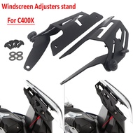 For BMW C400X C 400 X C400 X Motorcycle Windscreen Adjusters stand CNC Windshield navigation Bracket