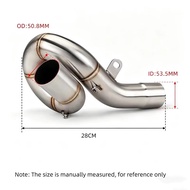 Performance Motorcycle Exhaust Muffler Middle Link Pipe Slip-on Escape For ZX636 ZX 6R 636 2009 - 20