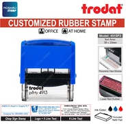 *POS SAME DAY* Trodat P2 Customized Rubber Stamps - Printer T4910P2 to T4915P2 [Office Schools Hospi