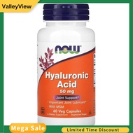 ValleyView ✅Reedy Stock✅Now Foods, Hyaluronic Acid, 50 mg, 60 Veg Capsules