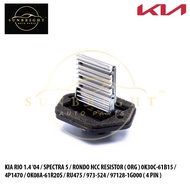 KIA RIO / SPECTRA / RONDO HCC RESISTOR ( ORG ) 0K30C-61B15 / 4P1470 / OK08A-61R20S / RU475 / 973-524