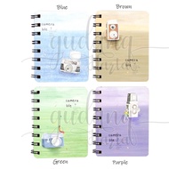 Notebook A7 Spiral Camera Life Cute Camera Motif Book GH 308558
