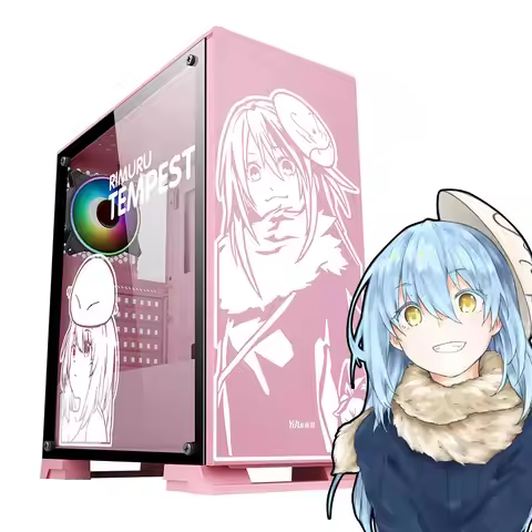 Rimuru Tempest Anime Stickers for Atx Pc Case,Cartoon Decor Decals for Computer Chassis Skin,Waterpr