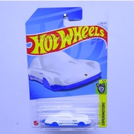 GANTUNGAN Hot Wheels Porsche 911 Carrera White - Keychain
